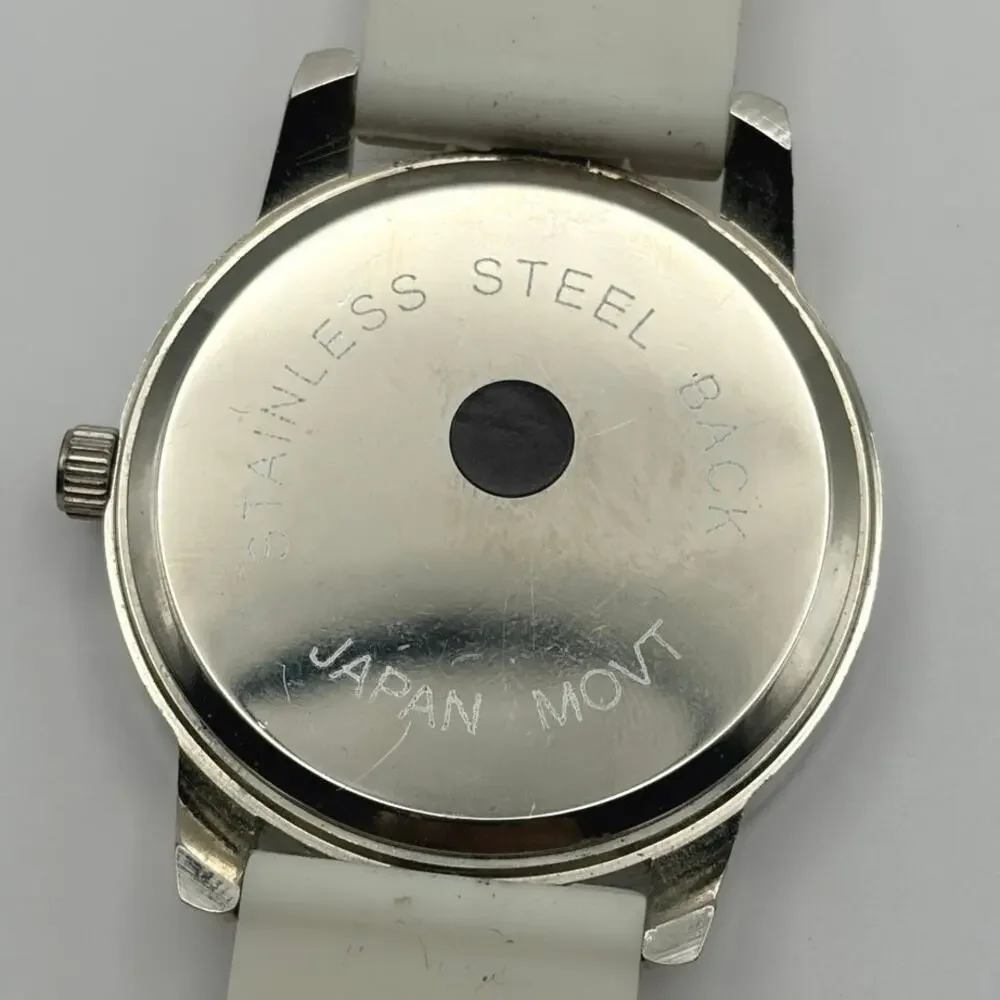 Silver & White Geneva Men’s Watch